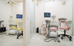 半個室の診療室